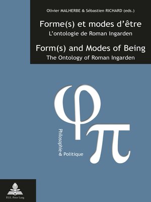cover image of Forme(s) et modes dêtre / Form(s) and Modes of Being